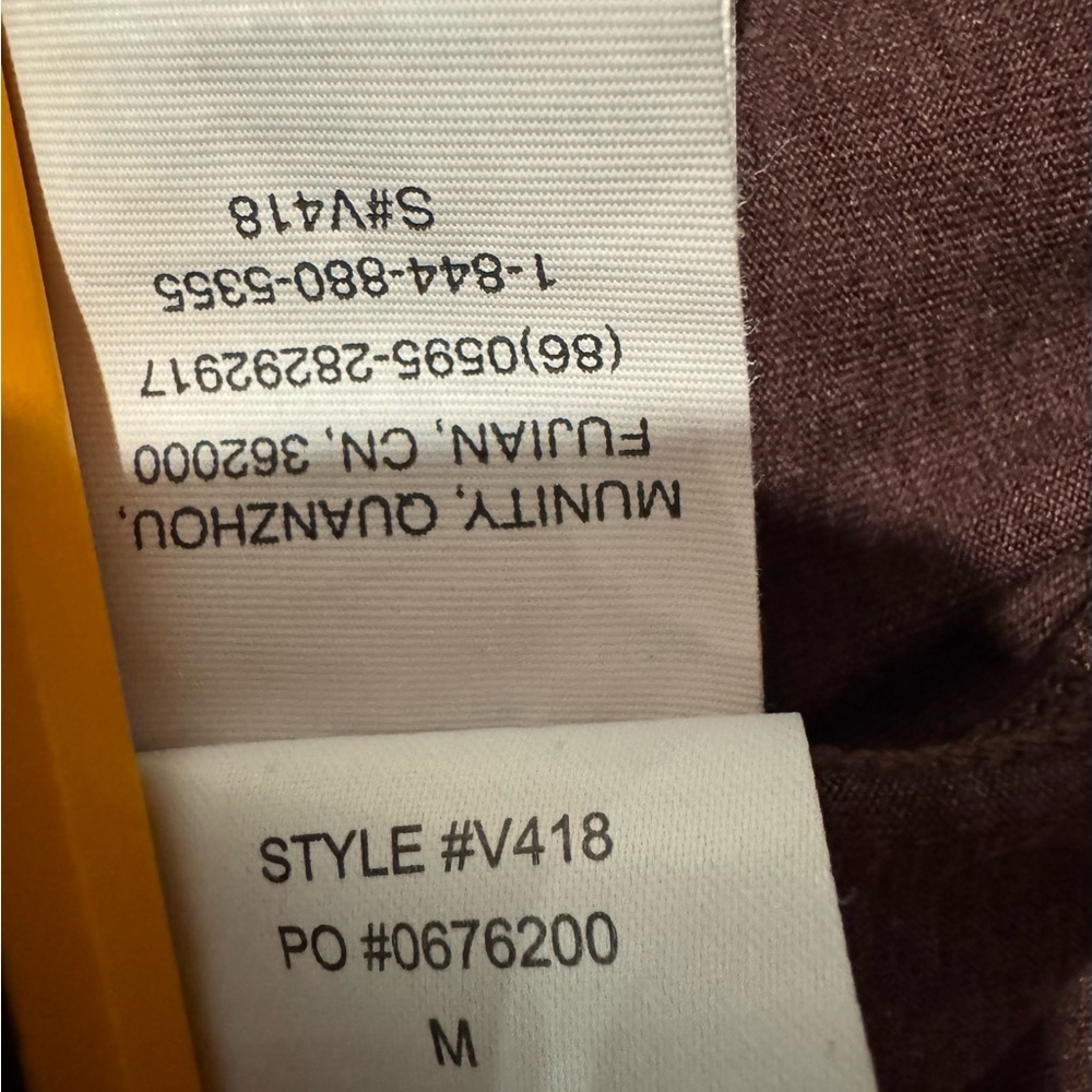 Vuori Men's Ponto Performance Pants in Burgundy - Medium - Picture 13 of 14